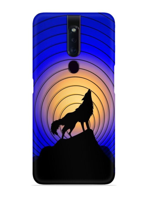 Fox Roaring Design Snap Case for Oppo F11 Pro Zapvi