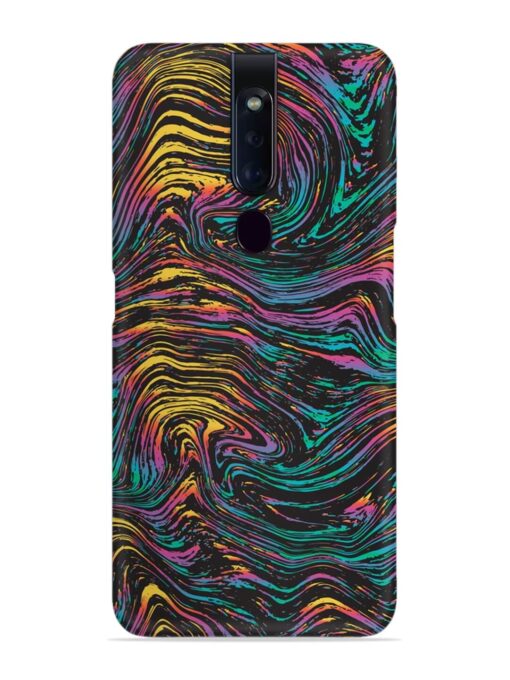 Abstract Liquid Colors Snap Case for Oppo F11 Pro Zapvi