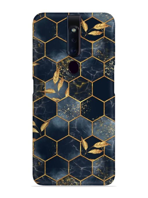 Marble Hexagon Seamless Snap Case for Oppo F11 Pro Zapvi