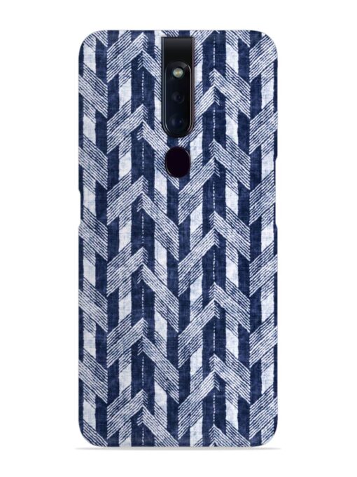 Abstract Herringbone Motif Snap Case for Oppo F11 Pro Zapvi