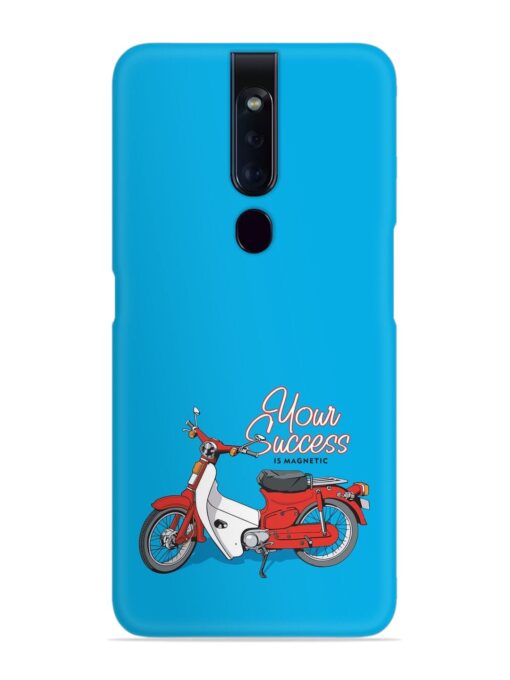 Motorcycles Image Vector Snap Case for Oppo F11 Pro Zapvi