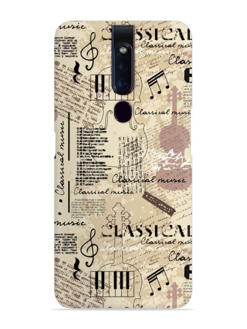 Classical Music Lpattern Snap Case for Oppo F11 Pro Zapvi