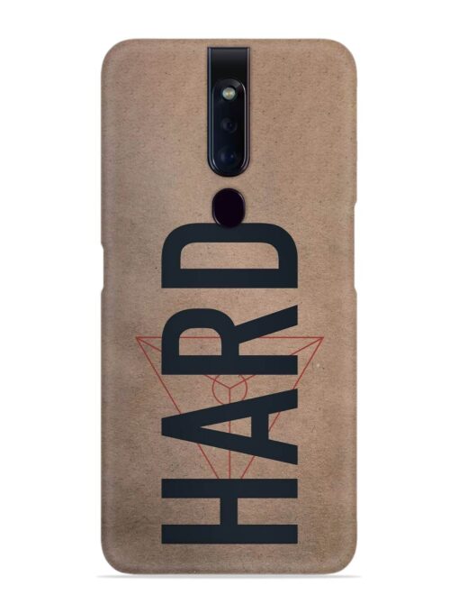 Hard Typo Snap Case for Oppo F11 Pro Zapvi