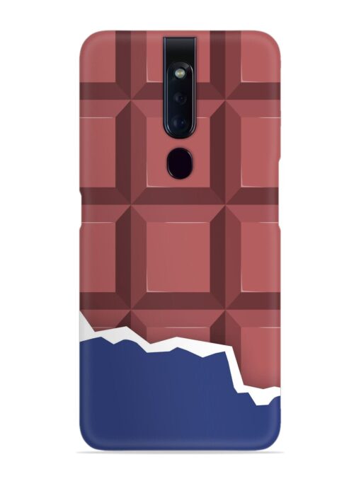 Chocolate Vector Art Snap Case for Oppo F11 Pro Zapvi