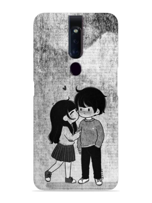 Couple Love Highlights Snap Case for Oppo F11 Pro Zapvi