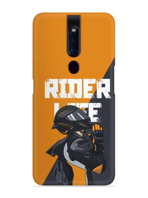 Rider Life Snap Case for Oppo F11 Pro Zapvi