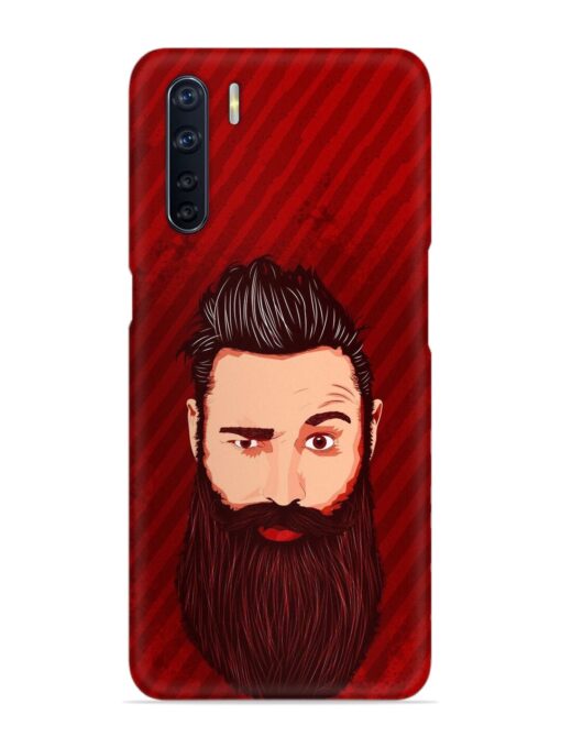 Beardo Man Snap Case for Oppo F15 Zapvi