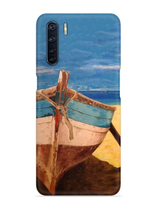 Canvas Painting Snap Case for Oppo F15 Zapvi