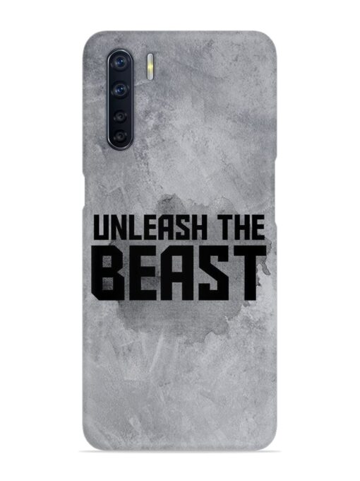 Unleash The Beast Snap Case for Oppo F15 Zapvi