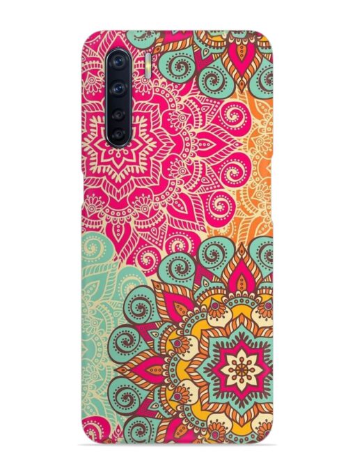 Mandala Seamless Snap Case for Oppo F15 Zapvi