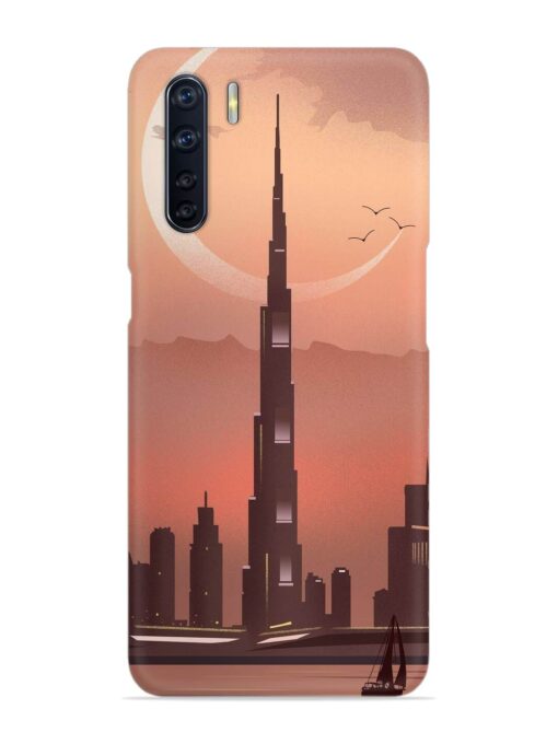 Landmark Burj Khalifa Snap Case for Oppo F15 Zapvi