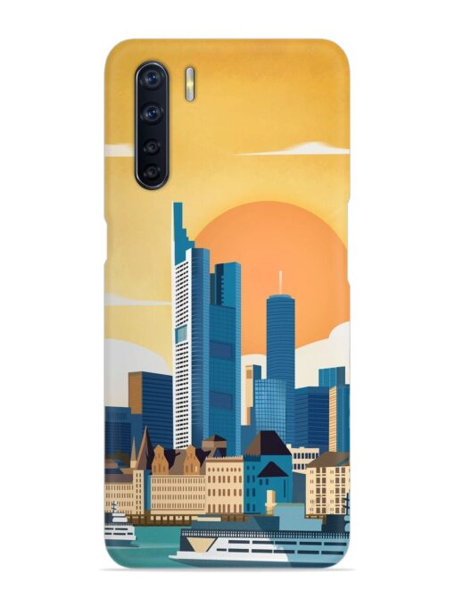 Germany Frankfurt Snap Case for Oppo F15 Zapvi