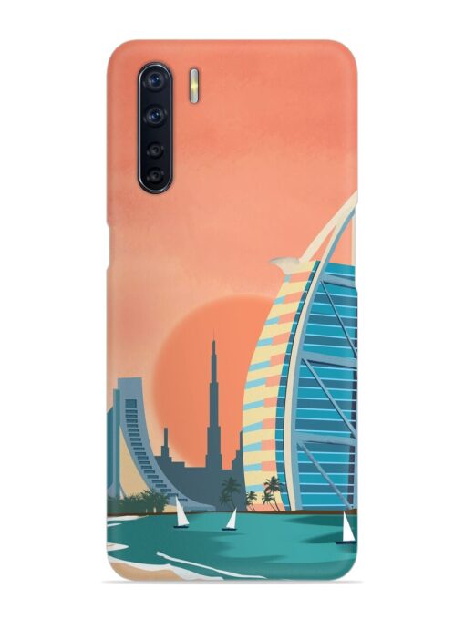 Dubai Architectural Scenery Snap Case for Oppo F15 Zapvi