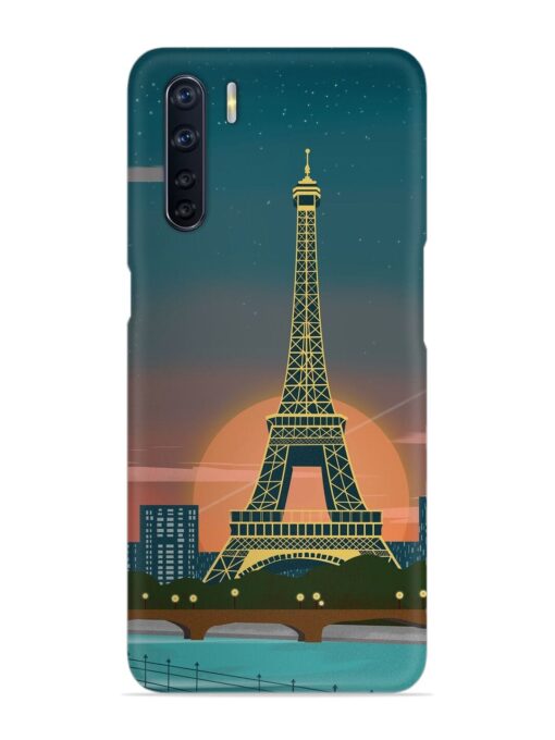 Scenery Architecture France Paris Snap Case for Oppo F15 Zapvi