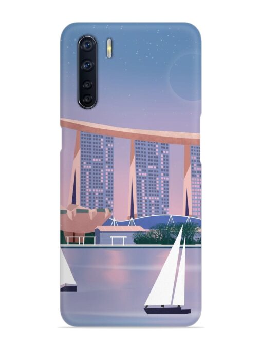 Singapore Scenery Architecture Snap Case for Oppo F15 Zapvi