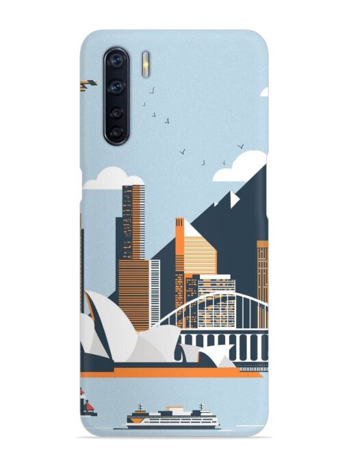 Sydney Opera Landscape Snap Case for Oppo F15 Zapvi