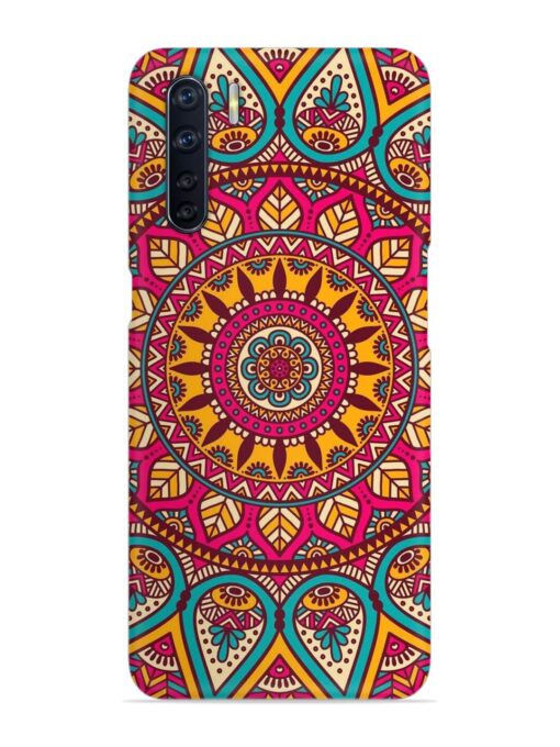 Mandala Joy Snap Case for Oppo F15 Zapvi