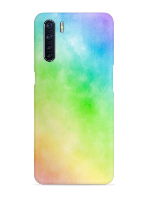 Watercolor Mixture Snap Case for Oppo F15 Zapvi