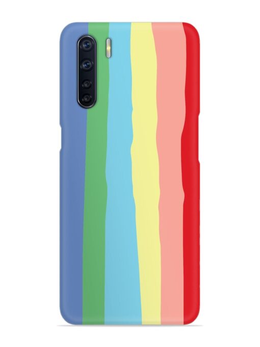 Rainbow Premium Shade Snap Case for Oppo F15 Zapvi