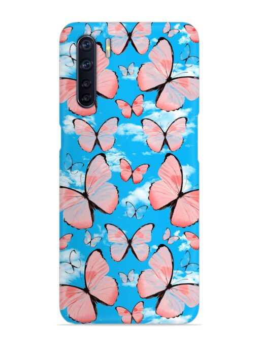 Seamless Pattern Tropical Snap Case for Oppo F15 Zapvi