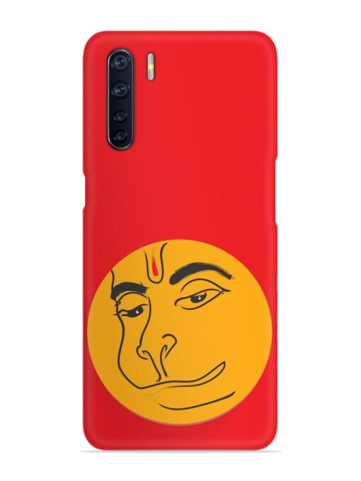 Lord Hanuman Vector Snap Case for Oppo F15 Zapvi