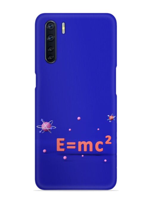 Formula Relativity Equation Snap Case for Oppo F15 Zapvi