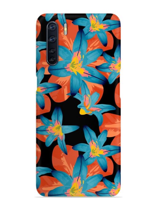 Philippine Flowers Seamless Snap Case for Oppo F15 Zapvi