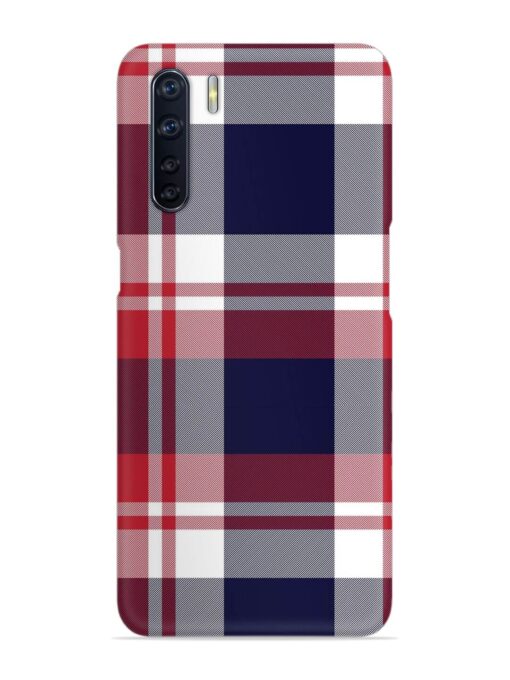 Classic Plaid Tartan Snap Case for Oppo F15 Zapvi