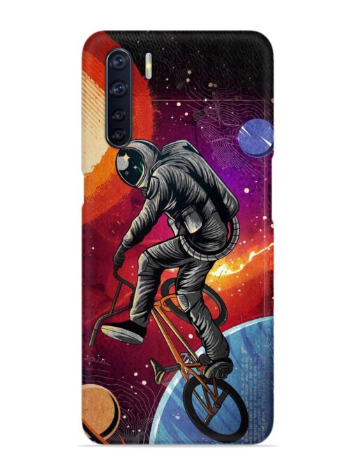 Super Eclipse Bmx Bike Snap Case for Oppo F15 Zapvi