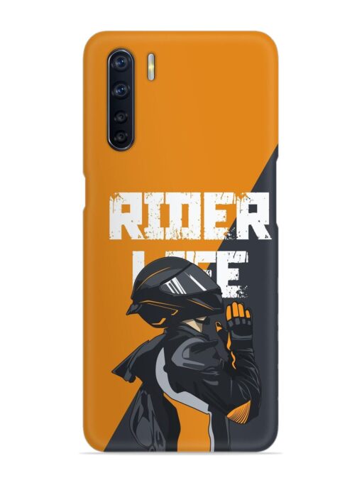 Rider Life Snap Case for Oppo F15 Zapvi