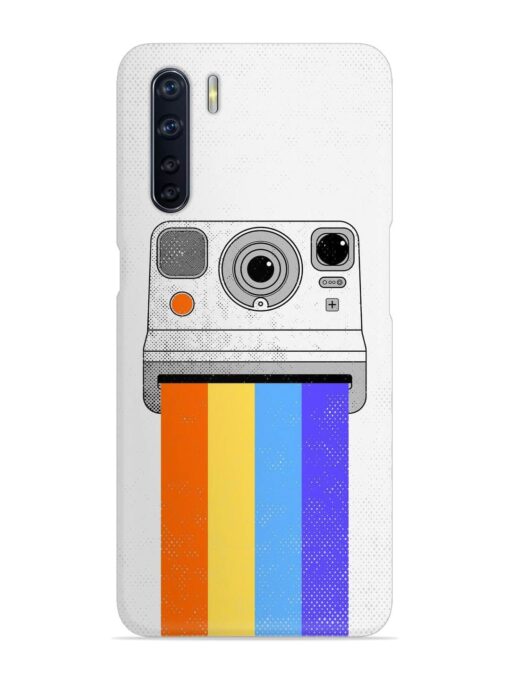 Retro Camera Art Snap Case for Oppo F15 Zapvi