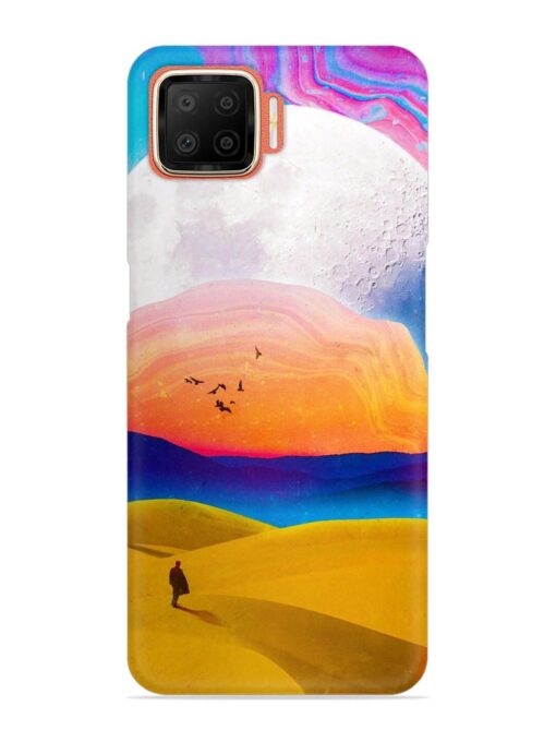 Sandy Desert Snap Case for Oppo F17 Zapvi