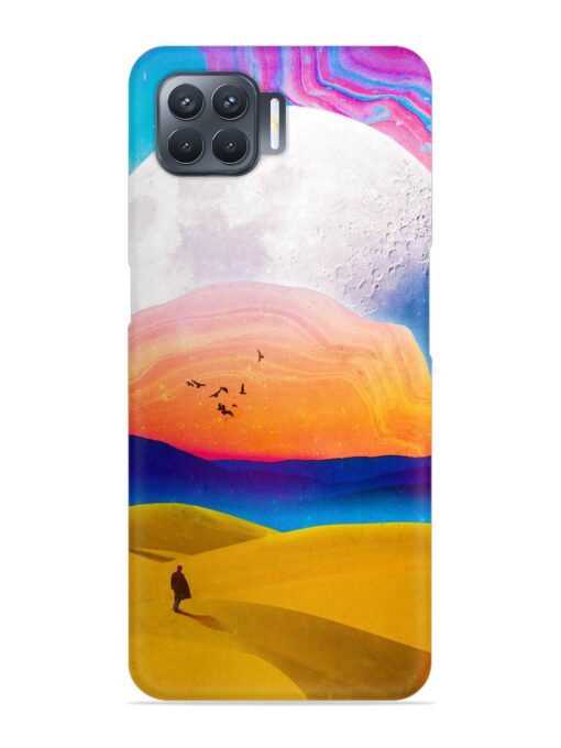 Sandy Desert Snap Case for Oppo F17 Pro Zapvi