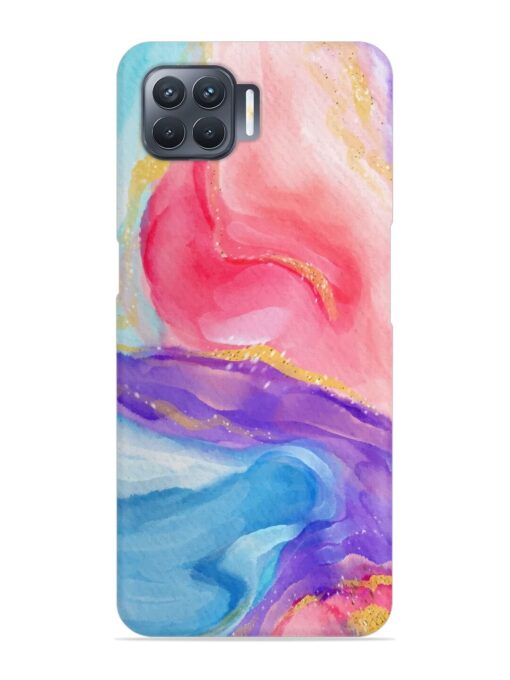 Watercolor Gradient Snap Case for Oppo F17 Pro Zapvi