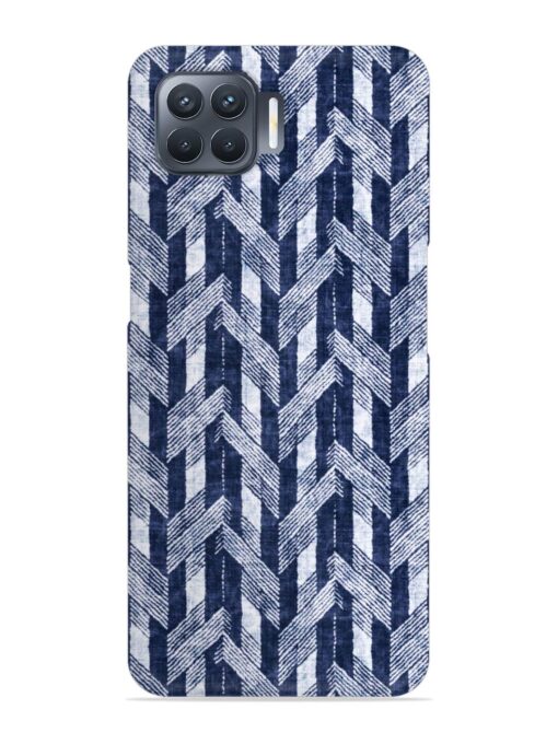 Abstract Herringbone Motif Snap Case for Oppo F17 Pro Zapvi