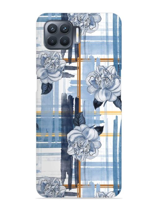 Watercolor Pattern Rose Snap Case for Oppo F17 Pro Zapvi