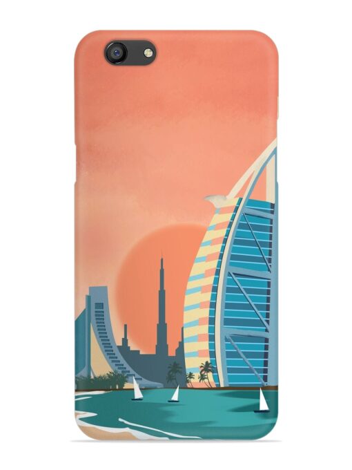 Dubai Architectural Scenery Snap Case for Oppo F3 Plus Zapvi