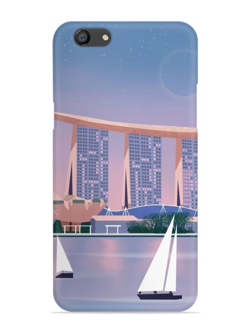 Singapore Scenery Architecture Snap Case for Oppo F3 Plus Zapvi