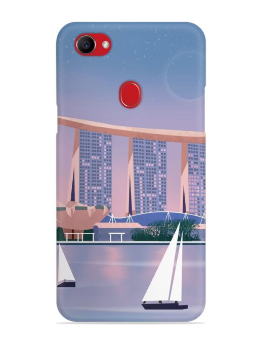 Singapore Scenery Architecture Snap Case for Oppo F7 Zapvi