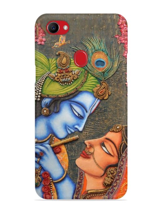 Lord Radha Krishna Flute Art Snap Case for Oppo F7 Zapvi