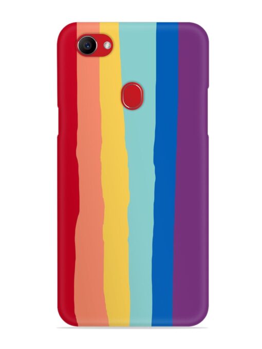 Rainbow Genuine Liquid Snap Case for Oppo F7 Zapvi