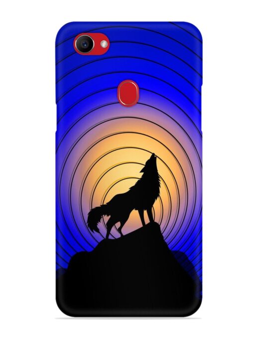 Fox Roaring Design Snap Case for Oppo F7 Zapvi