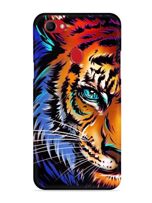 Colorful Lion Art Snap Case for Oppo F7 Zapvi