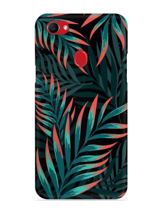 Green Leaf Art Snap Case for Oppo F7 Zapvi