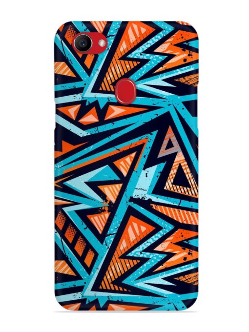 Abstract Seamless Grunge Snap Case for Oppo F7 Zapvi