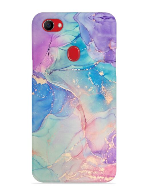 Alcohol Ink Colors Snap Case for Oppo F7 Zapvi