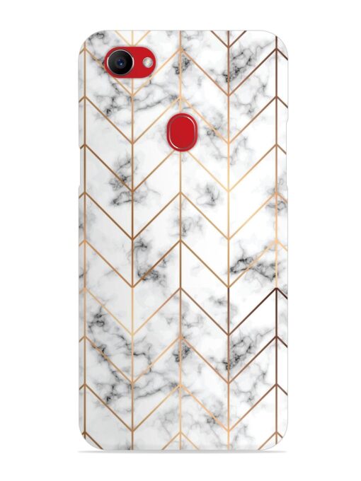 Vector Marble Texture Snap Case for Oppo F7 Zapvi