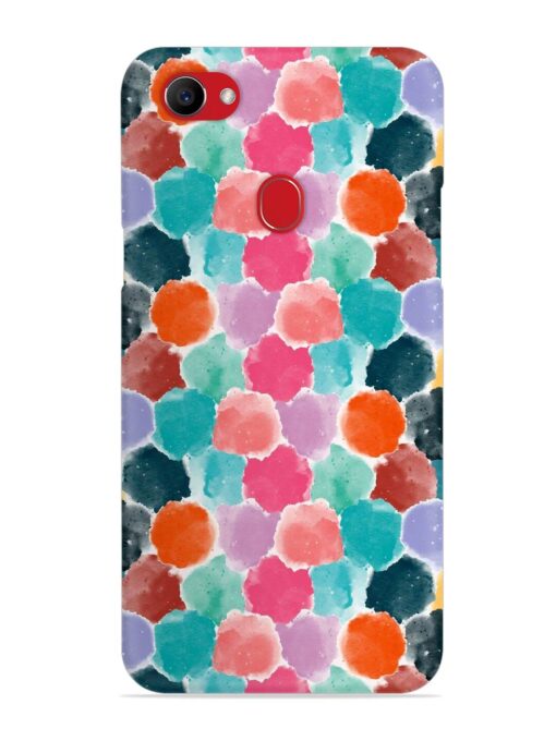 Colorful Seamless Pattern Snap Case for Oppo F7 Zapvi