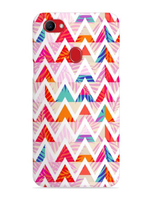 Abstract Triangle Background Snap Case for Oppo F7 Zapvi