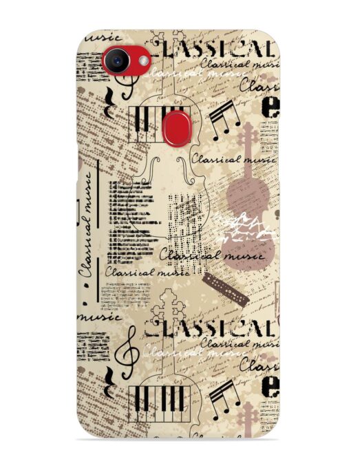 Classical Music Lpattern Snap Case for Oppo F7 Zapvi